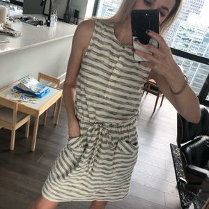 Ann Taylor loft sweater dress XS striped